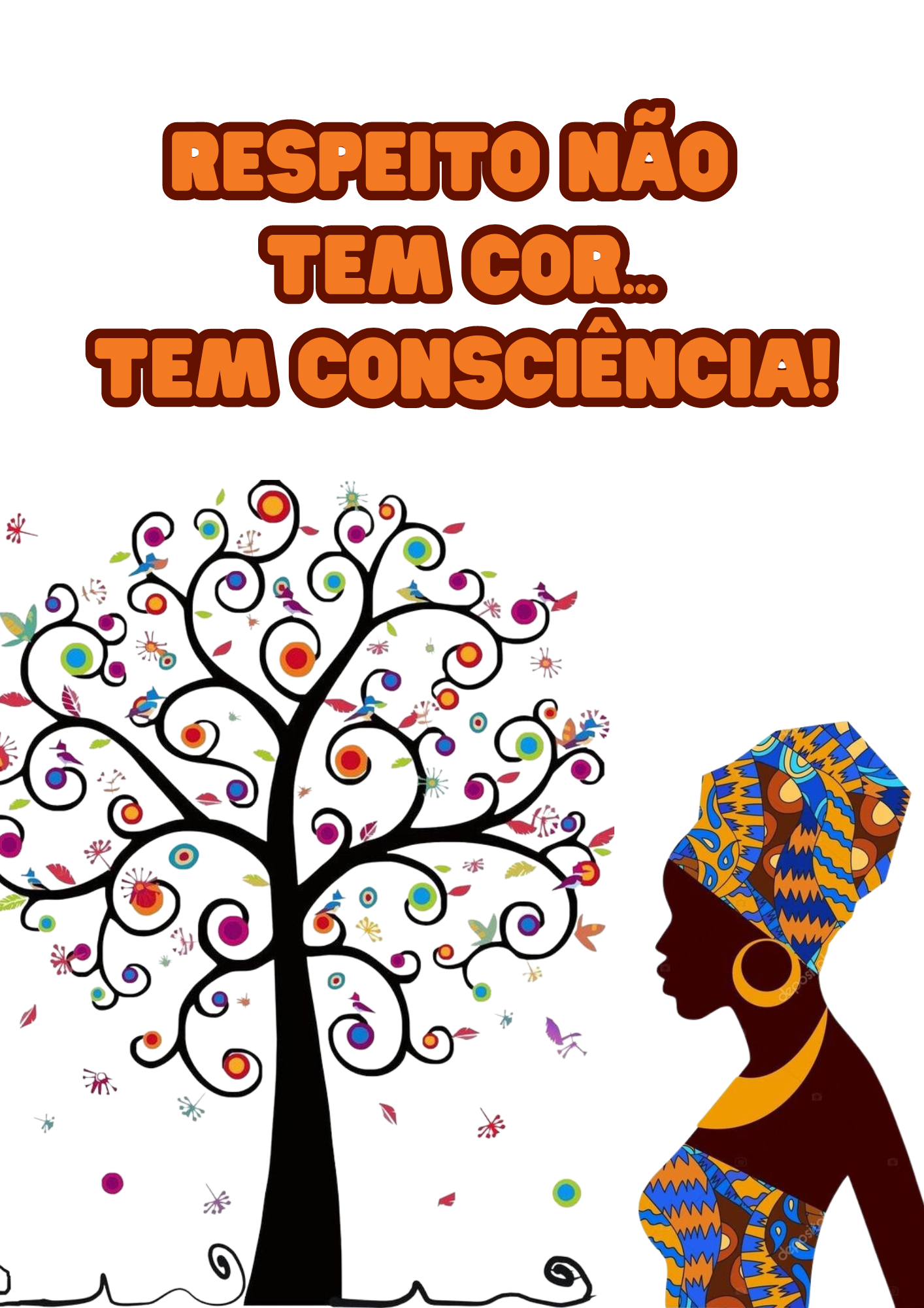 Painel Consciência Negra Árvore - Paula Renata | Hotmart