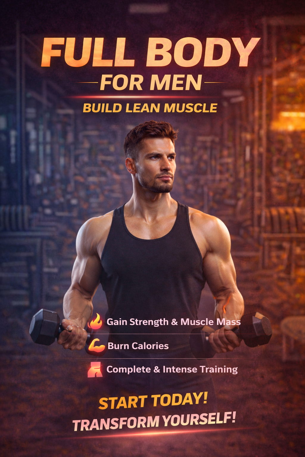 Full body workout plan for men - Coach António Sousa | Hotmart