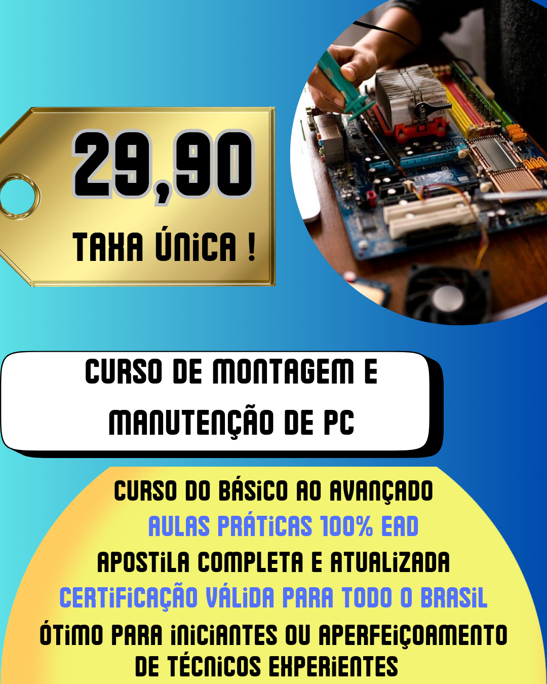 Curso de Montagem e Manutenção de PC - Do básico ao avançado! - BPE...