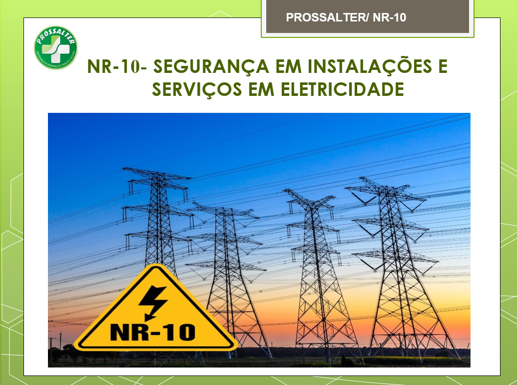 Treinamento NR 10 Instalações e Serviços em Eletricidade - Gabriel ...