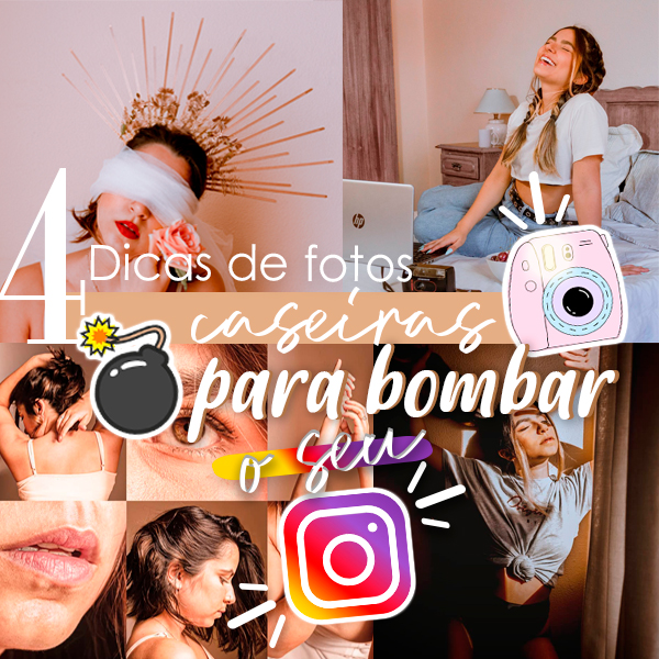 4 SUPERPRODUÇÕES de FOTOS caseiras para BOMBAR o seu INSTAGRAM!