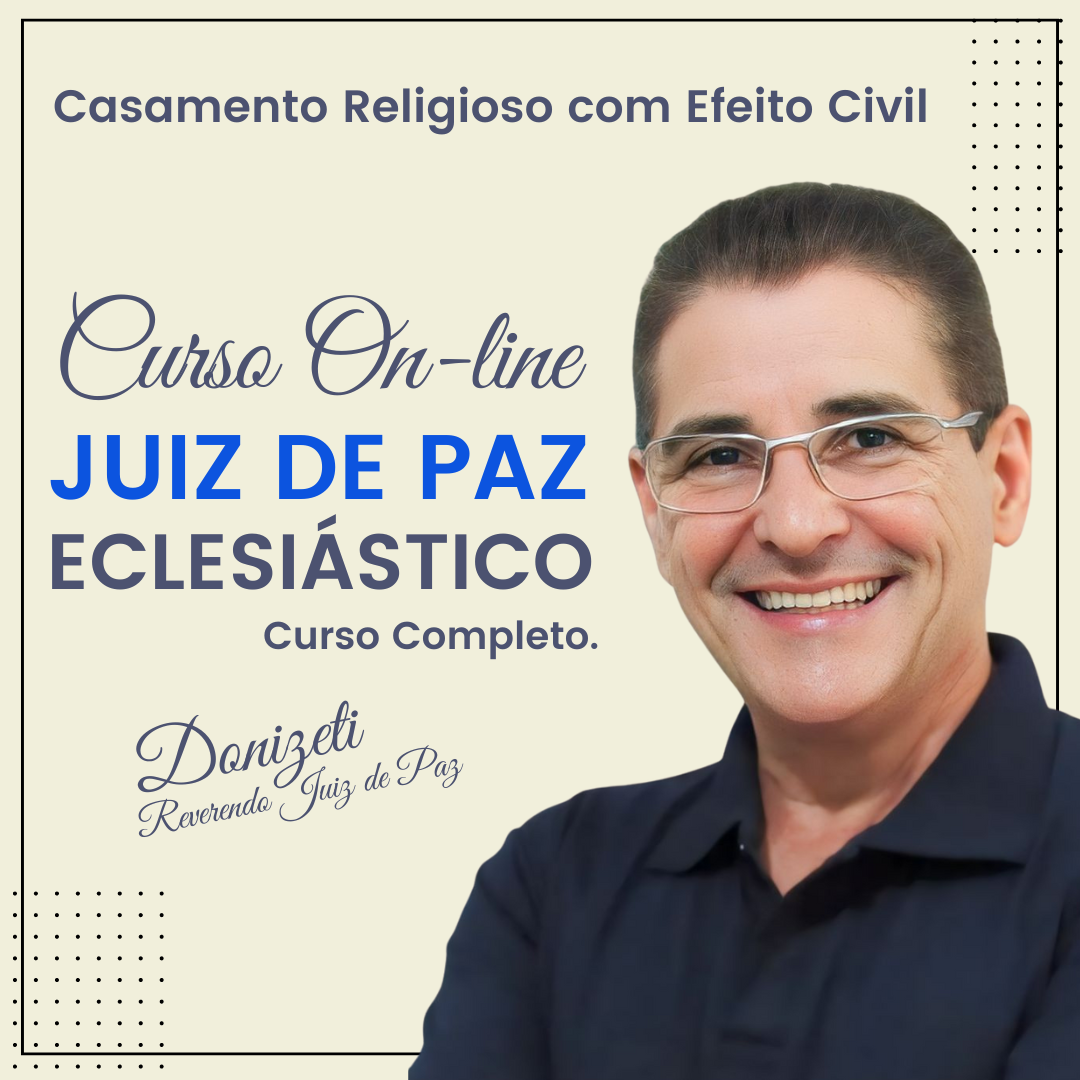 Juiz de Paz Eclesiástico - Donizeti Rocha | Hotmart