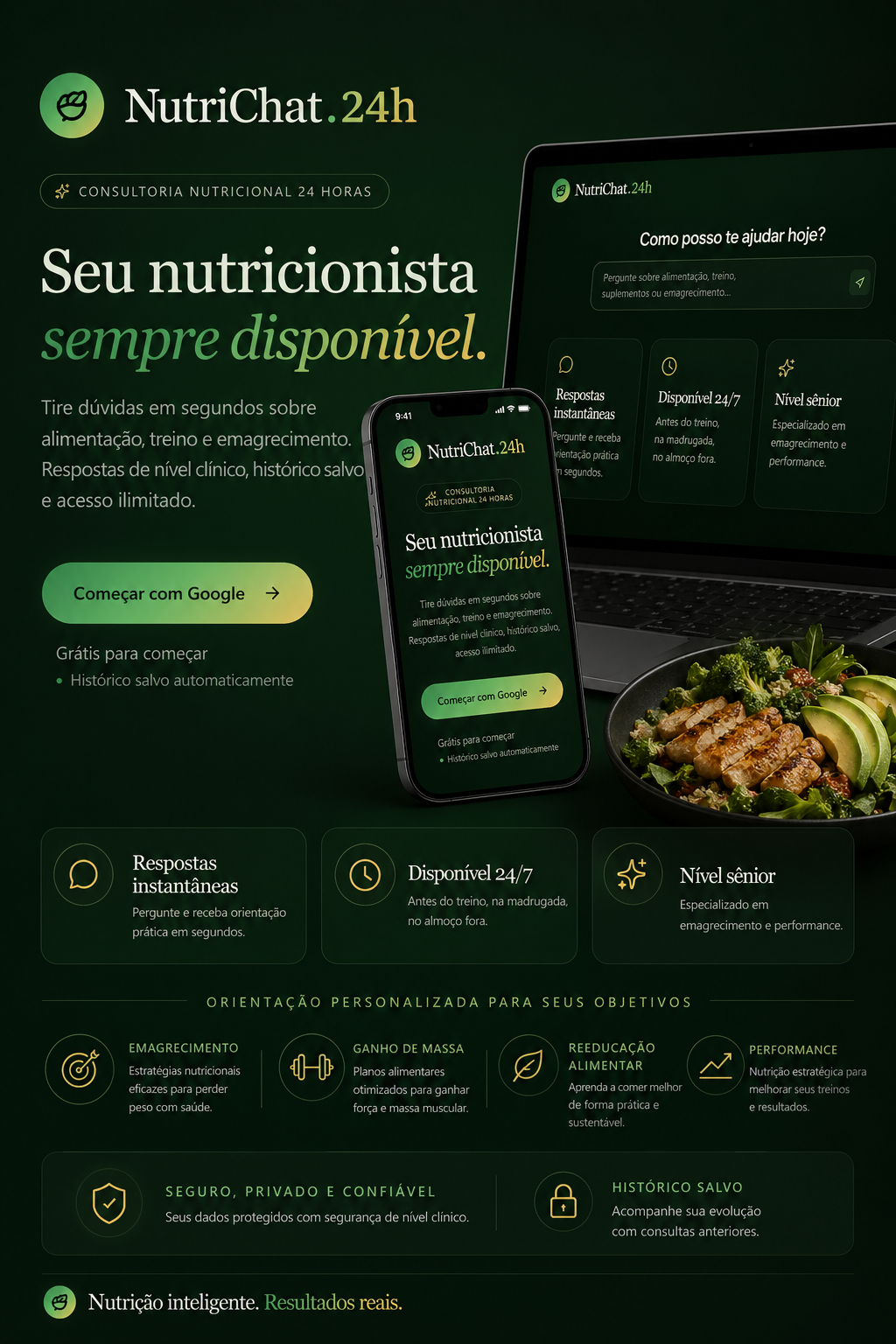 Nutri Chat 24h Sua Nutricionista Sempre Disponível! - 50.169.277 DI...