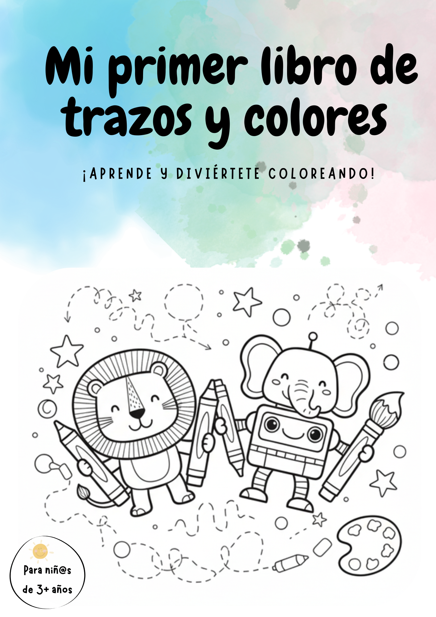 "Mi primer libro de trazos y colores" - Nathalia Molina | Hotmart