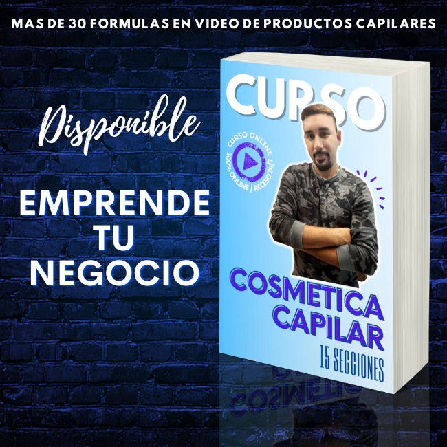 Imagen de portada para Curso online Formula productos capilares y alisados como un profesional desde CERO