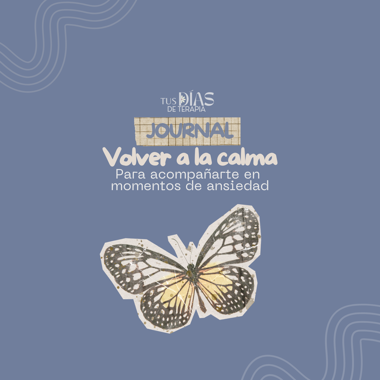 Volver a la Calma Journal guiado para regular la ansiedad