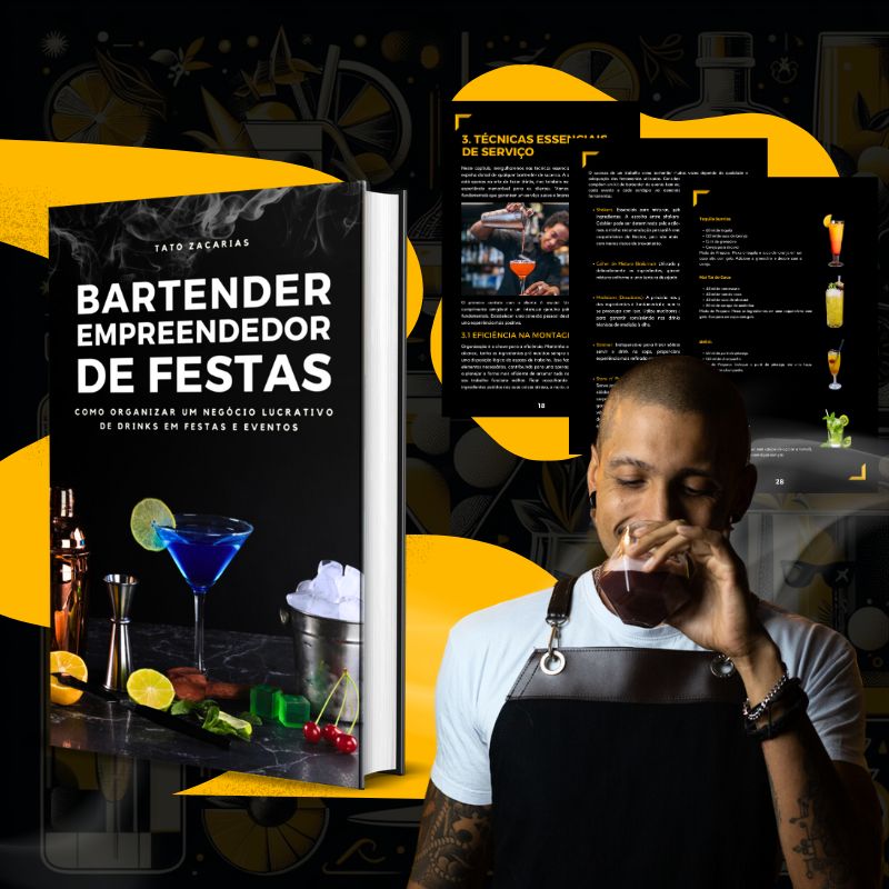 Ebook BARTENDER EMPREENDEDOR DE FESTAS - Renato Zacarias | Hotmart