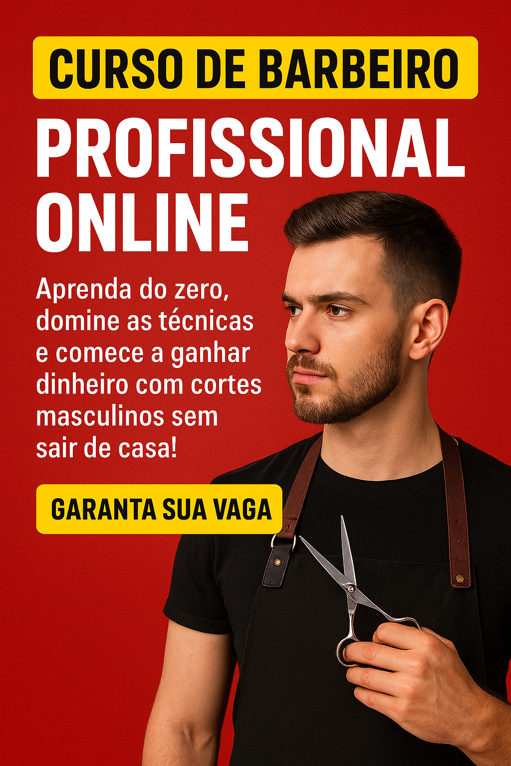 Curso de Barbeiro Profissional Online – Aprenda a Cortar Cabelos e ...