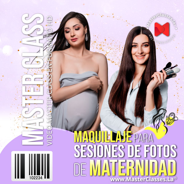 Imagen de portada para Curso online Maquillaje para Sesiones de Fotos de Maternidad