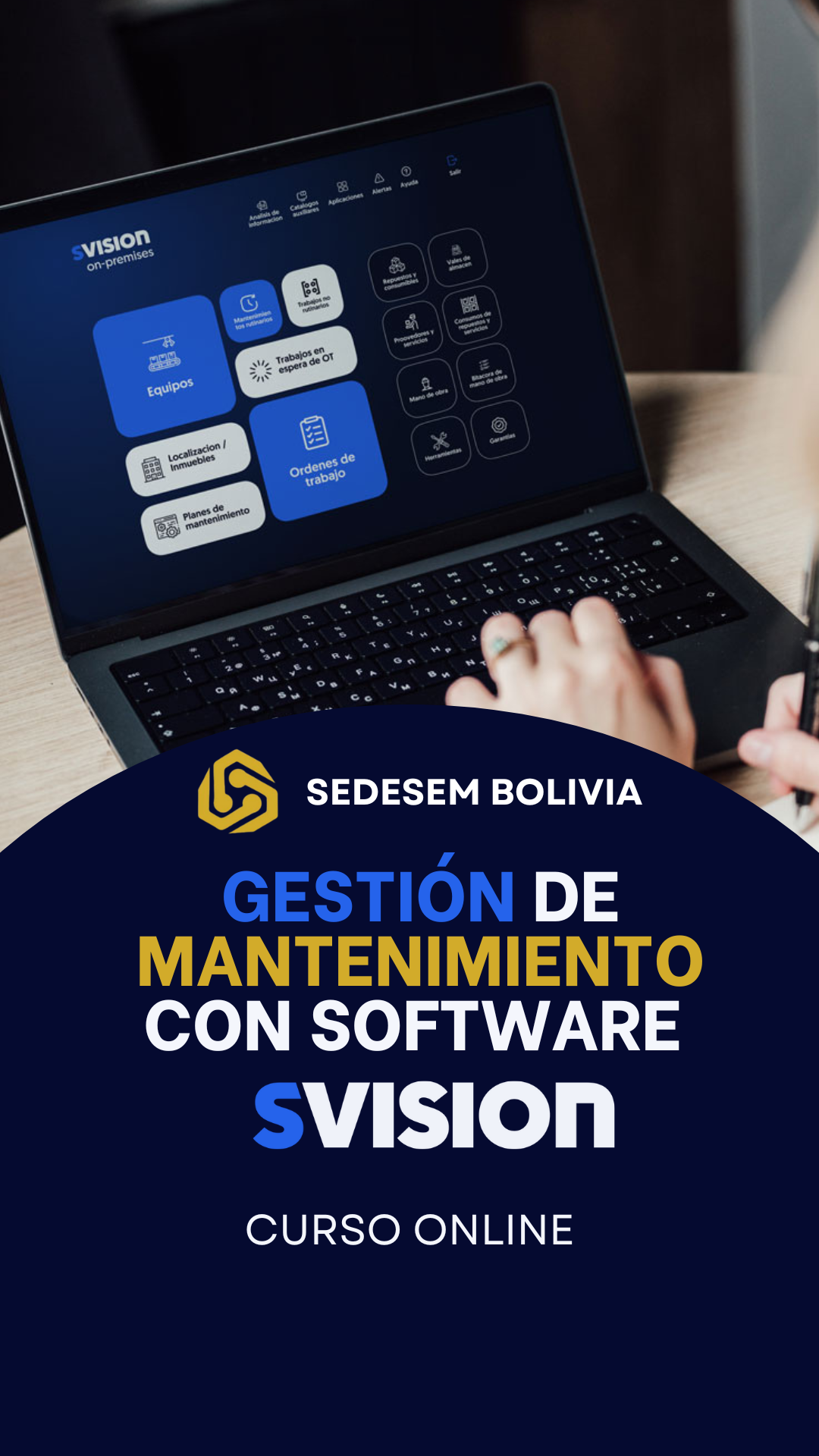 S Vision GESTIÓN DE MANTENIMIENTO CON SOFTWARE SVISIÓN - SEDESEM | Hotmart