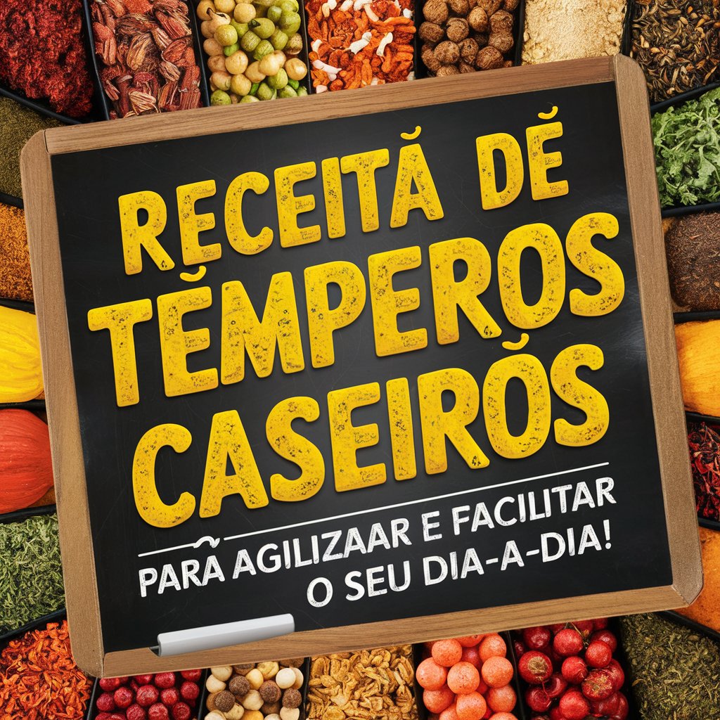 Receita de Temperos Caseiros - Para agilizar e facilitando o seu dia-a-dia! - Felipe Barros | Hotmart