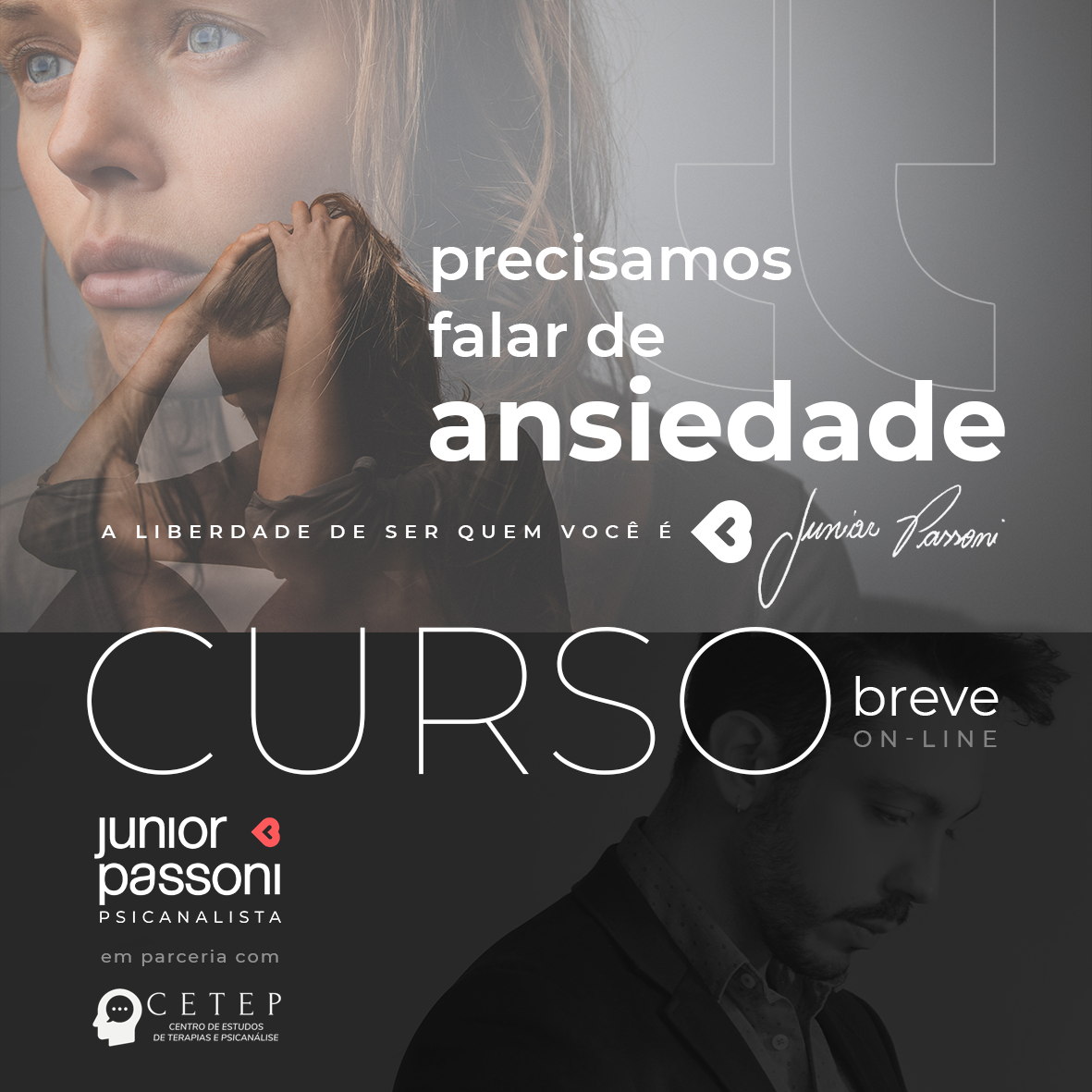 Imagem de capa para o Curso online Precisamos falar de Ansiedade