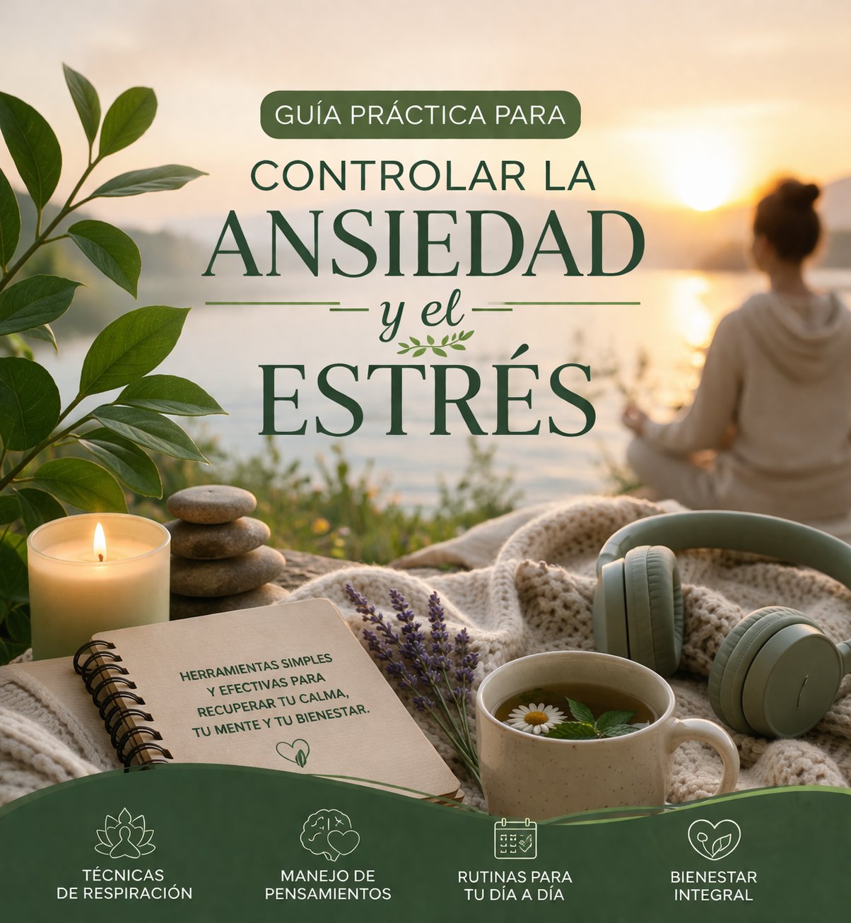 Guía Práctica para Reducir la Ansiedad y el Estrés | Hotmart