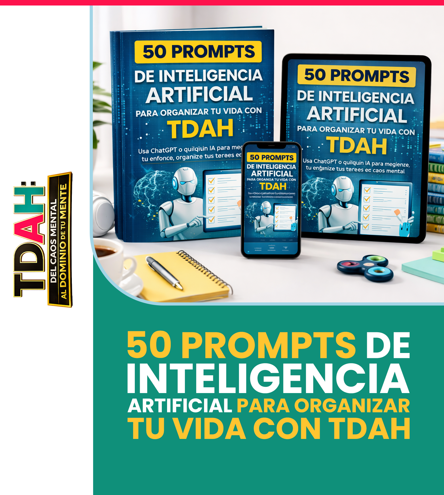 50 Prompts de Inteligencia Artificial para Organizar tu Vida con TD...