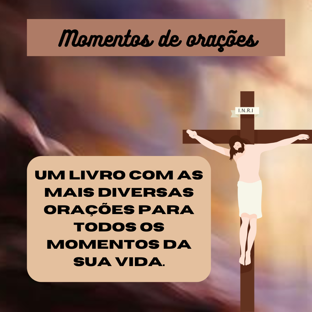 Imagem de capa para o Ebook Momentos de Orações Católicas
