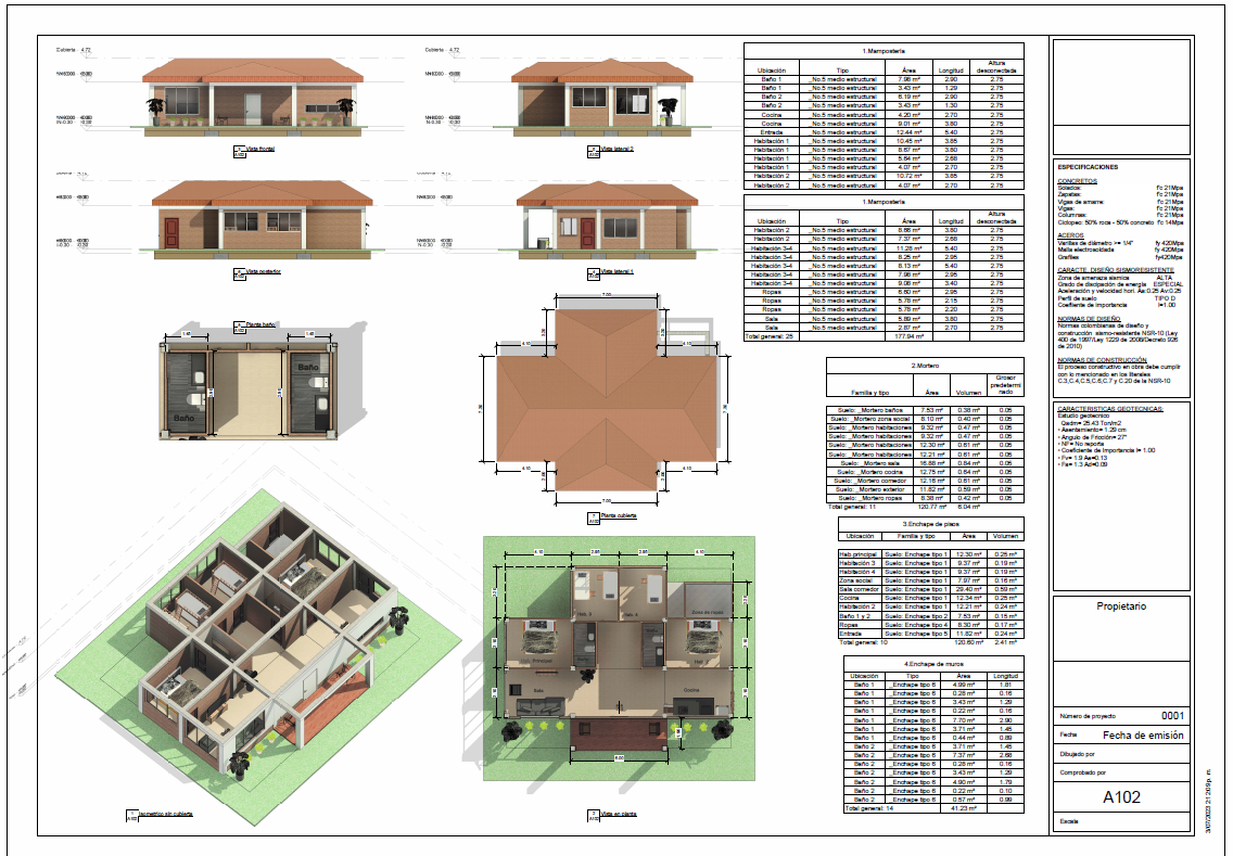 Planos arquitectónicos en revit - Nicolas Campo Ortiz | Hotmart