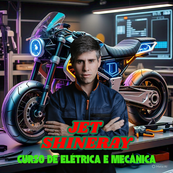 Curso de Elétrica da Jet 50 Shineray e Planejamento de Metas para pessoas comuns e Oficina de motos.