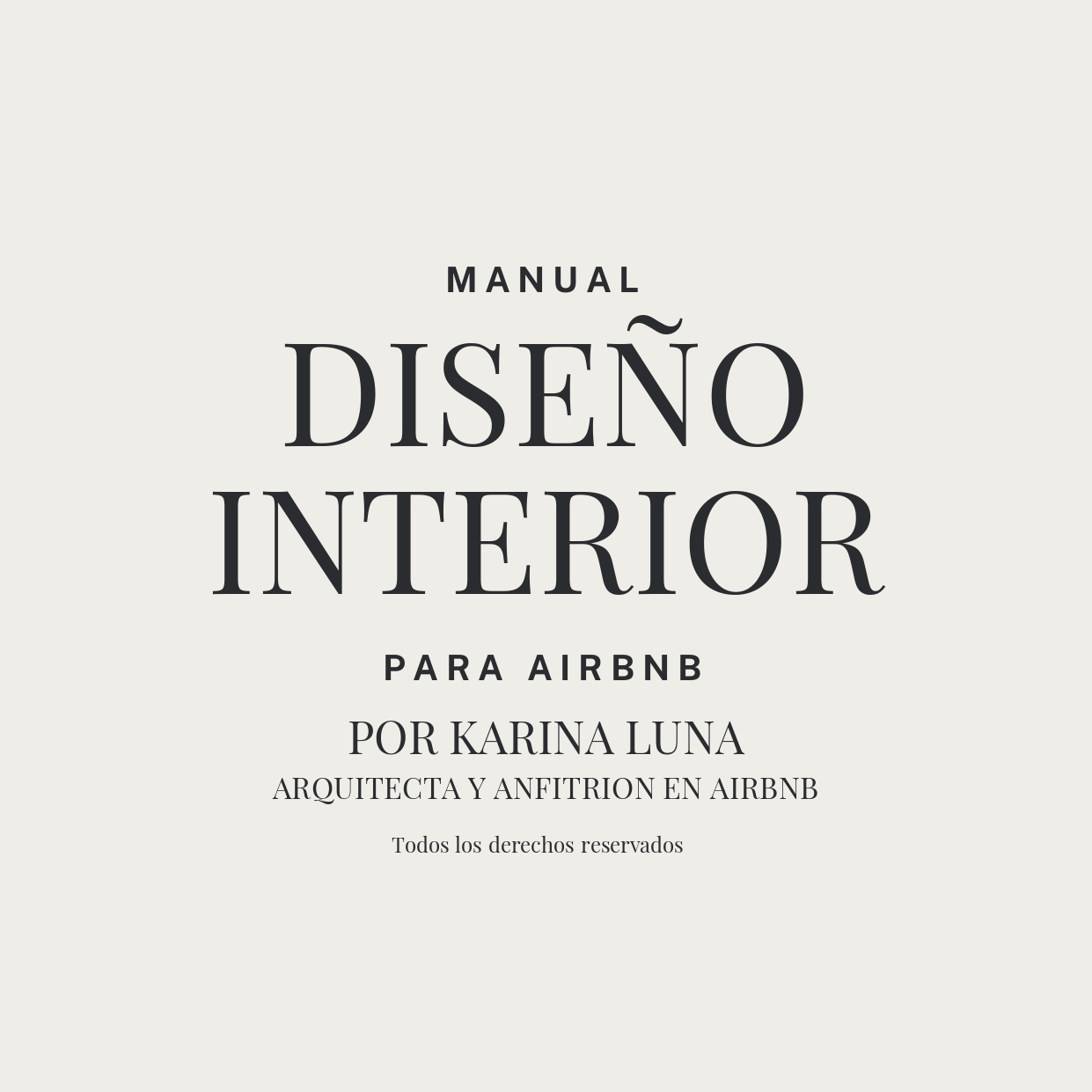 Manual diseƱo interior para airbnb - Karina Elizabeth Luna Romero ...