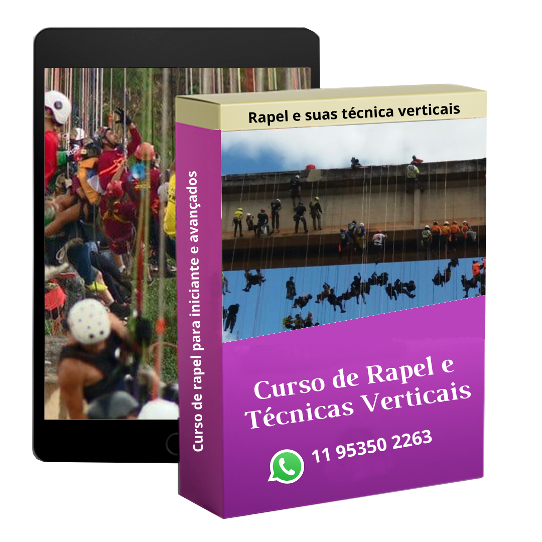 Imagem de capa para o Curso online Curso de Rapel e Técnicas Verticais