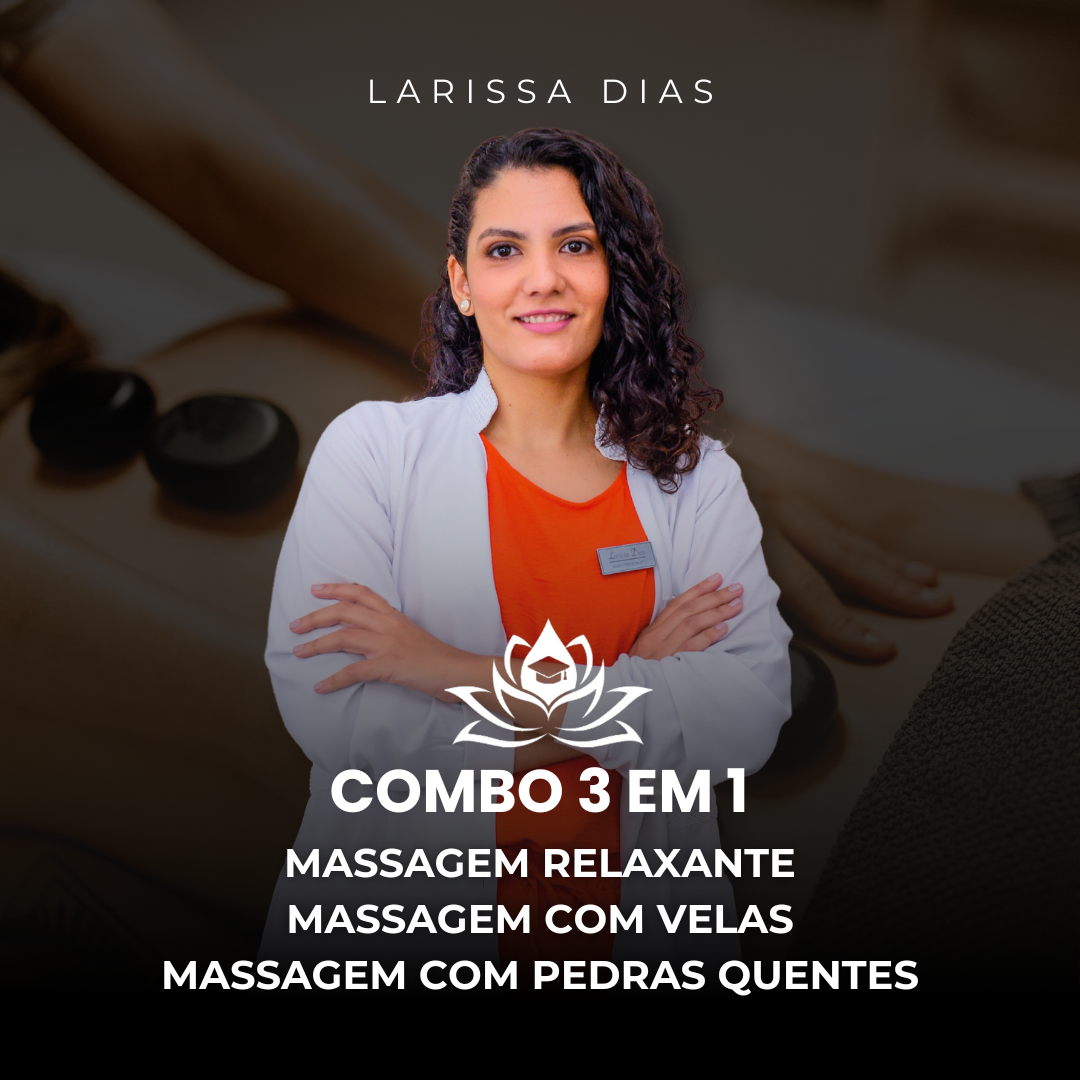 Combo de Massagem Premium (3 em 1) Lotus Beauty Trainings Hotmart