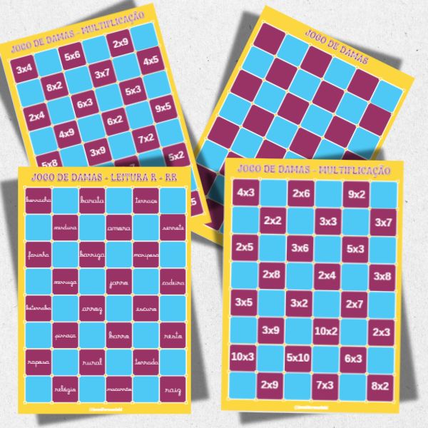 Jogo de Damas - Multiplicação - Jennifer Maciel | Hotmart