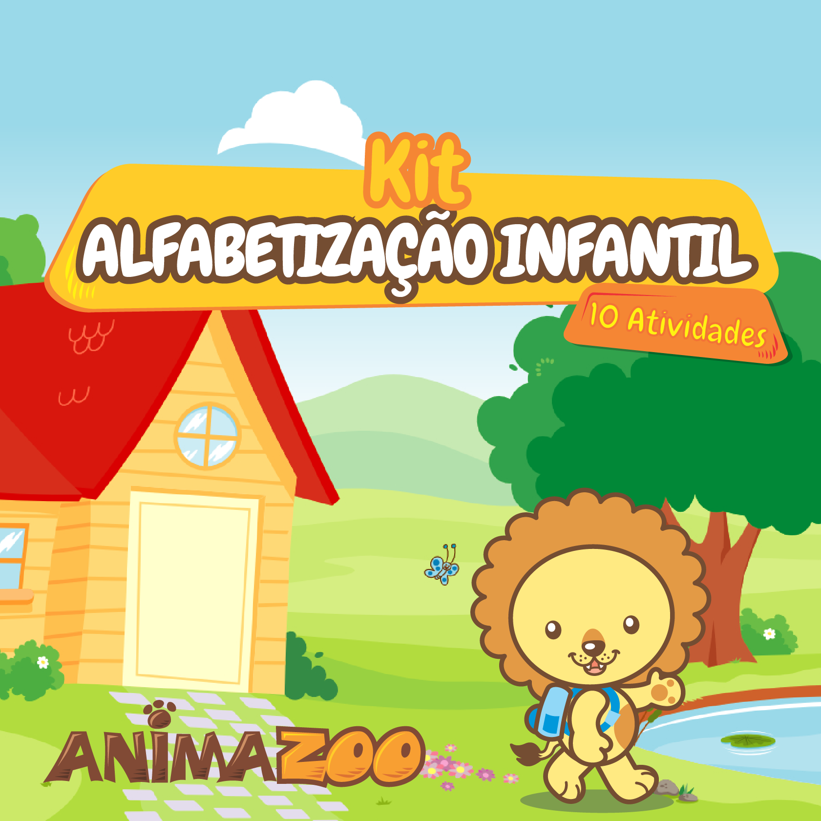 Kit Alfabetização Infantil - Animazoo Kids - Animazoo Entretenimen...