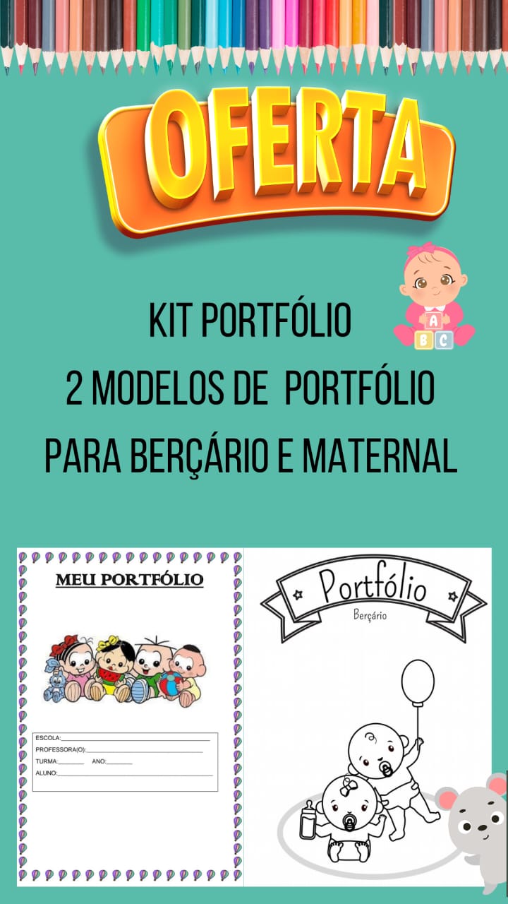 KIT PORTFÓLIO BERÇÁRIO E MATERNAL - Talita da Costa | Hotmart