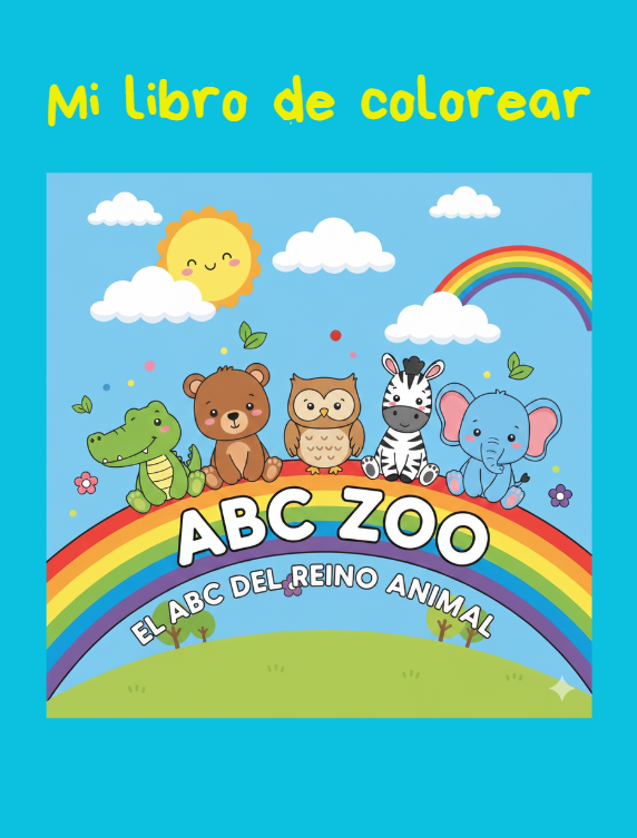 LIBRO PARA COLOREAR: EL ABC DEL REINO ANIMAL - KARINA DE LA TEJA