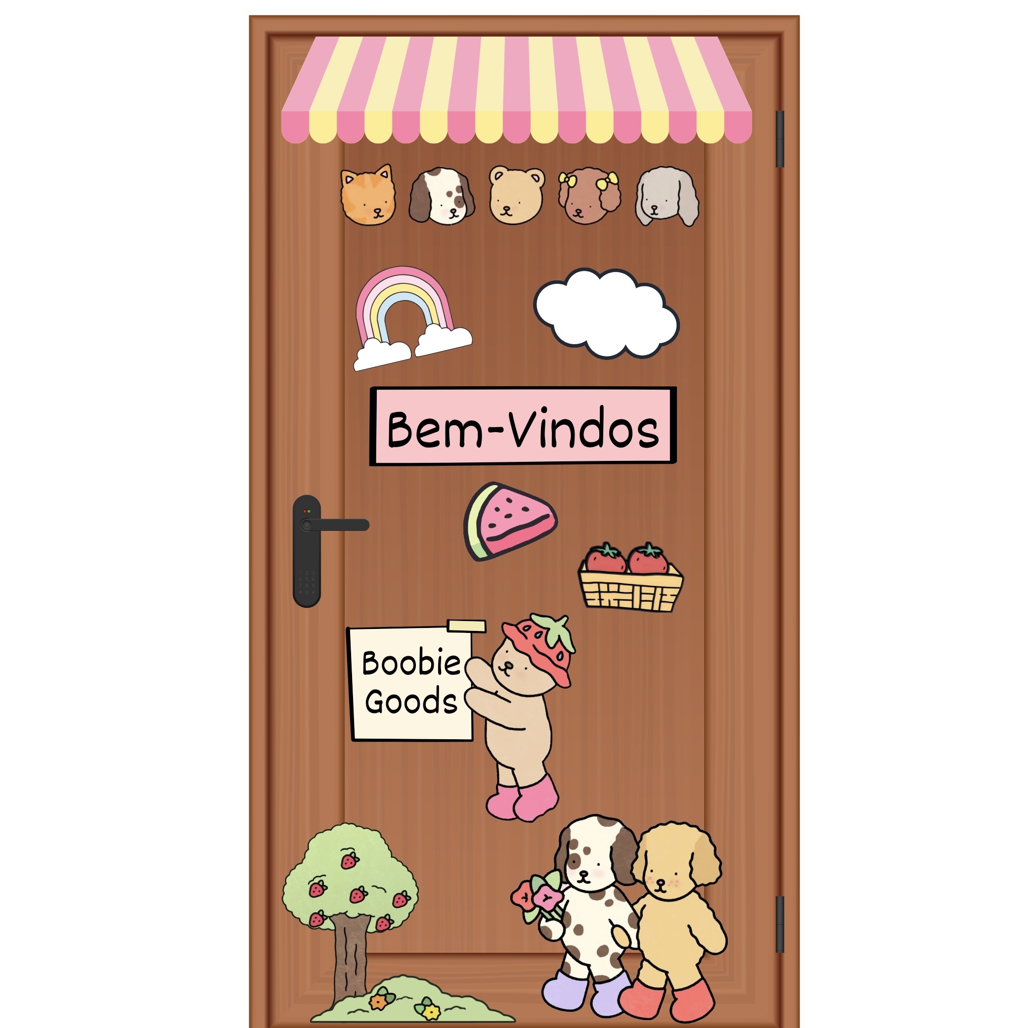 🐶🧸Painel de Porta Bobbie Goods