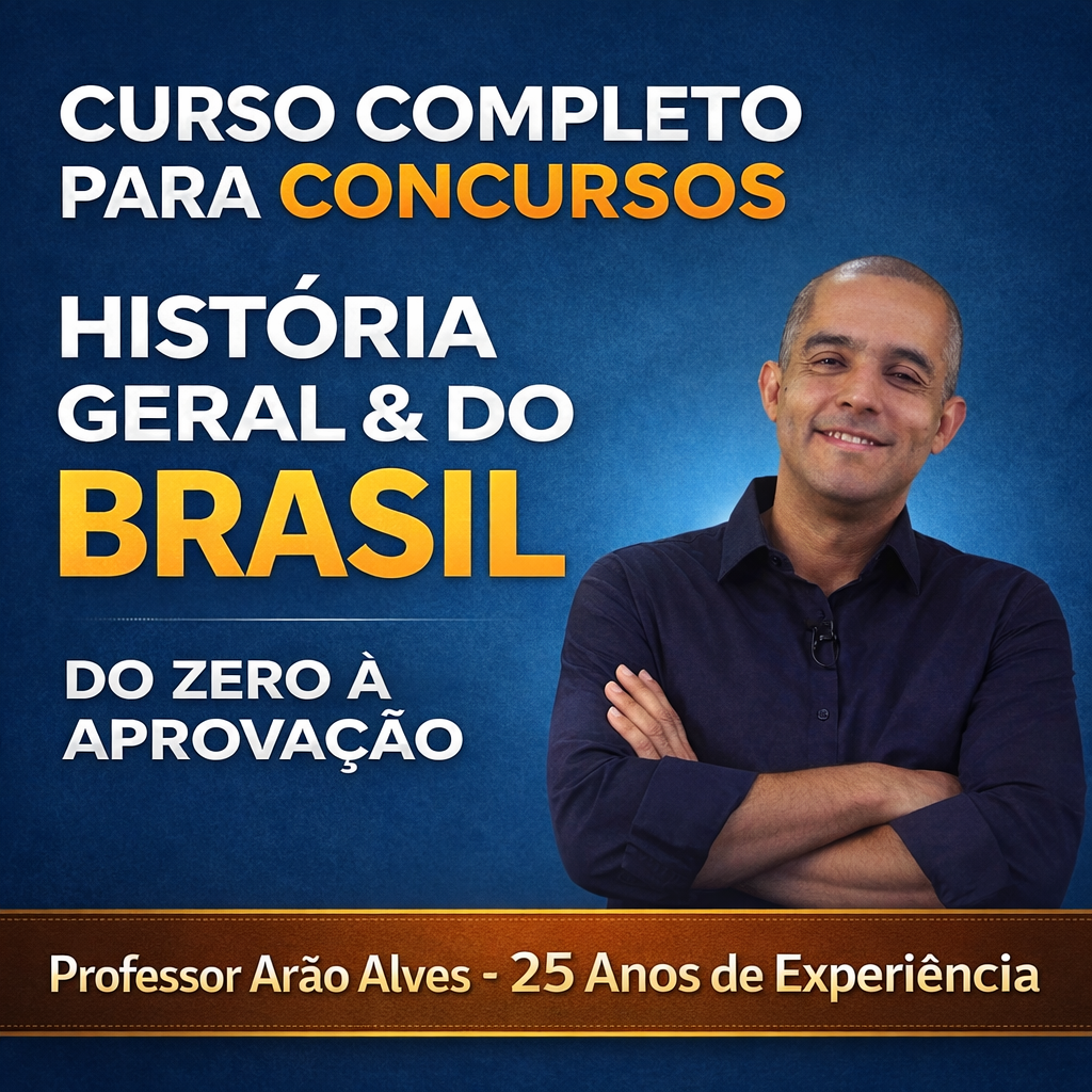 Curso Completo de História do Brasil e História Geral - Aulas e Exercícios
