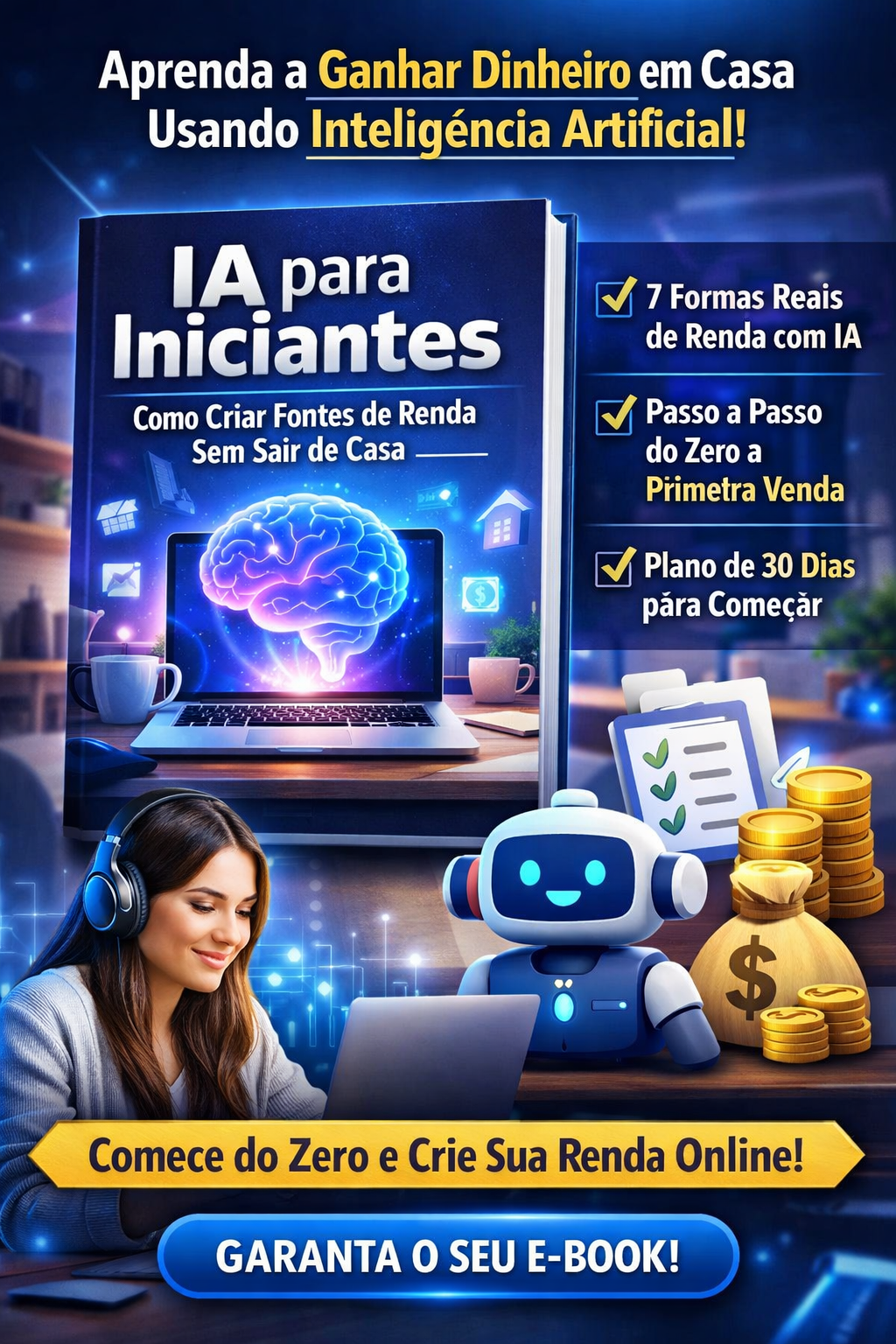 IA para Iniciantes: Como Criar Fontes de Renda Sem Sair de Casa | H...