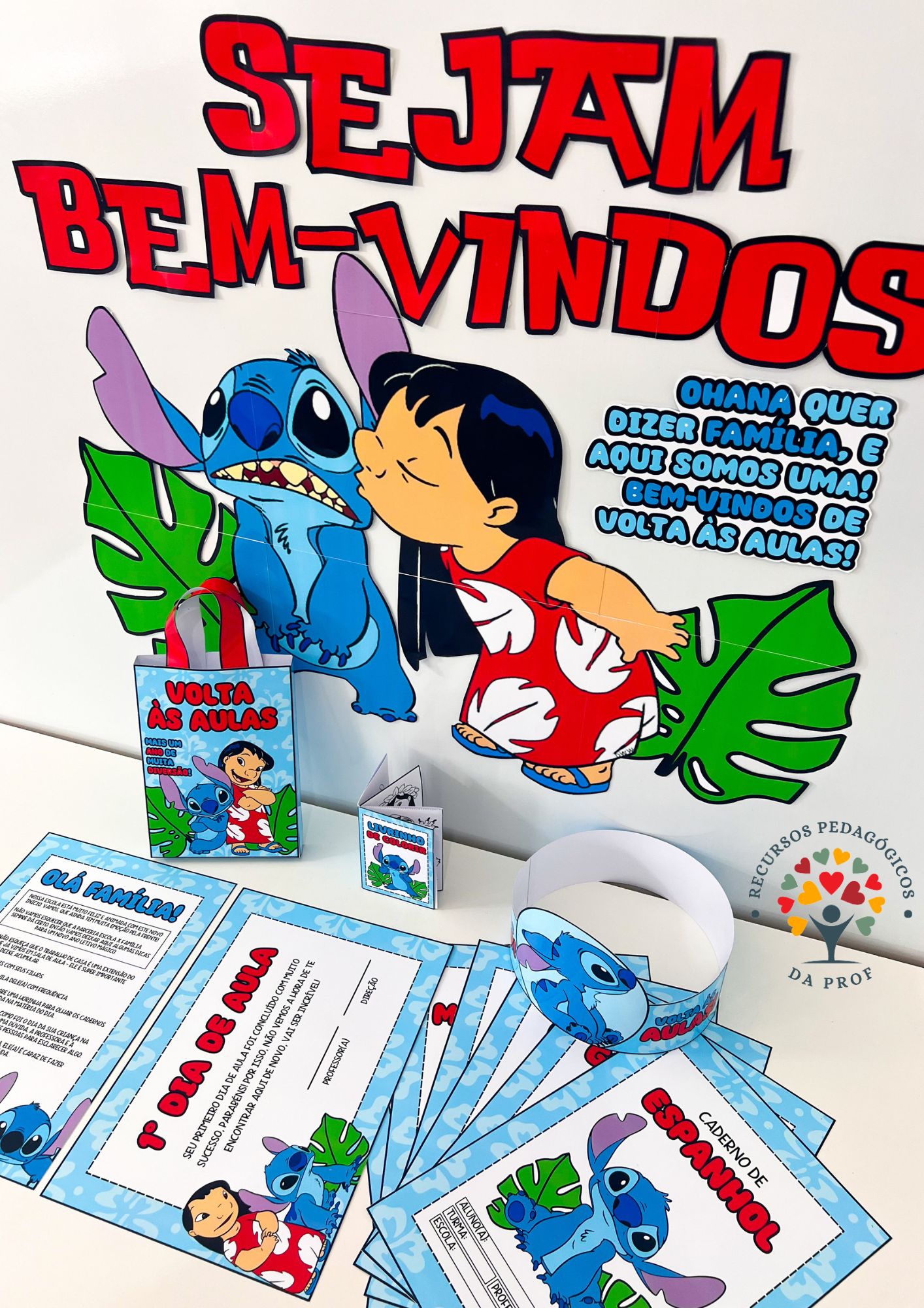 Kit Volta às Aulas Lilo & Stitch