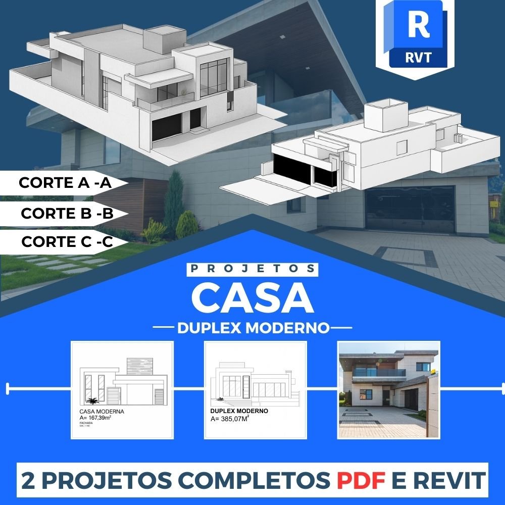 Complete Revit Architecture Bundle – House & Duplex Plans (Ready to...