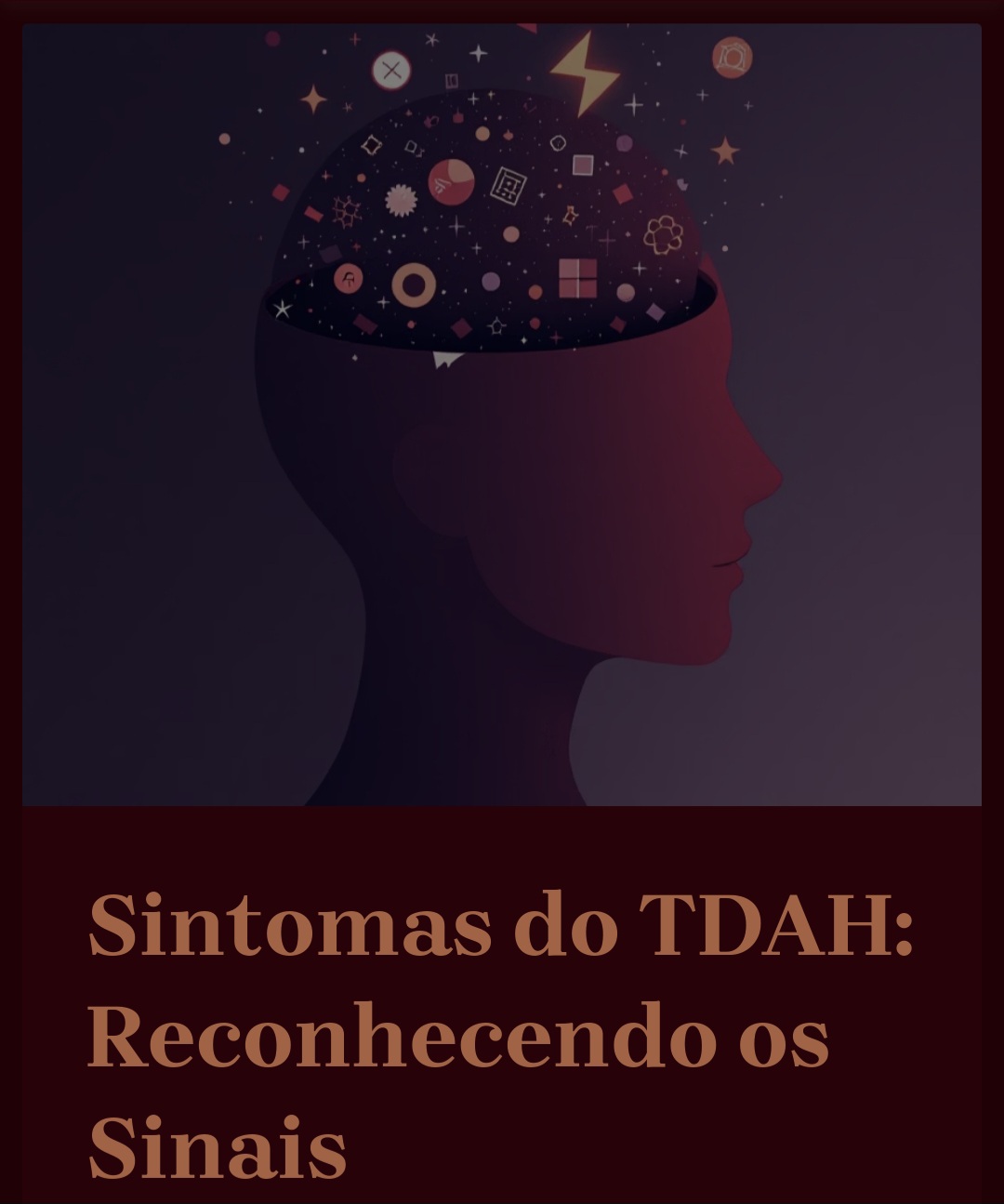 Sintomas do TDH reconhecendo os sinais - Veiga Veiga | Hotmart