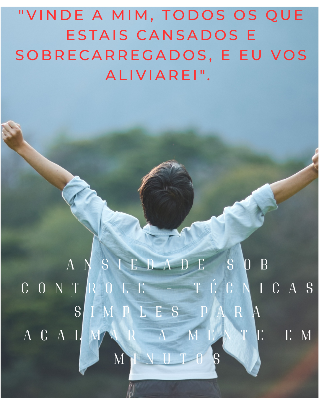 A ansiedade sob controle técnica simples para acalmar a mente em mi...