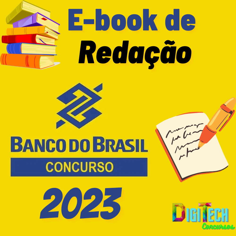 Imagem de capa para o Ebook Ebook de redação para o concurso do Banco do Brasil 2023