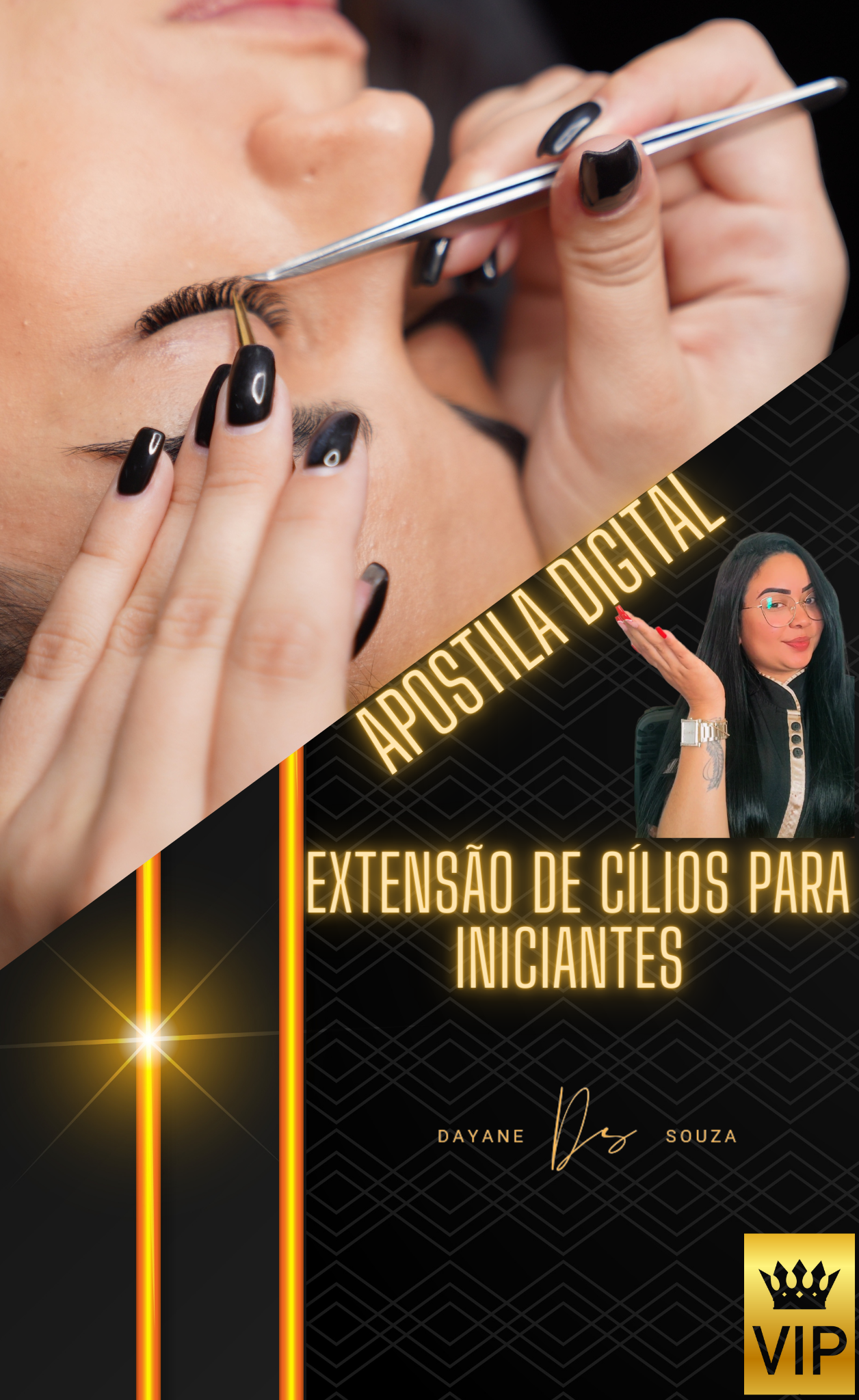 ALONGAMENTO DE CILIOS FIO A FIO PARA INICIANTES