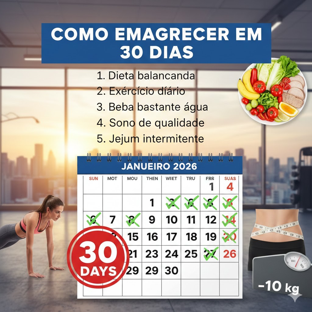Como emagrecer emagrecer em 30 dias | Hotmart