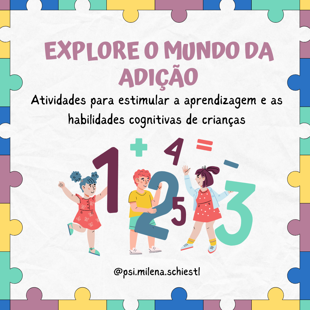 Explore o mundo da adição: Atividades Matemáticas para Crianças - M...