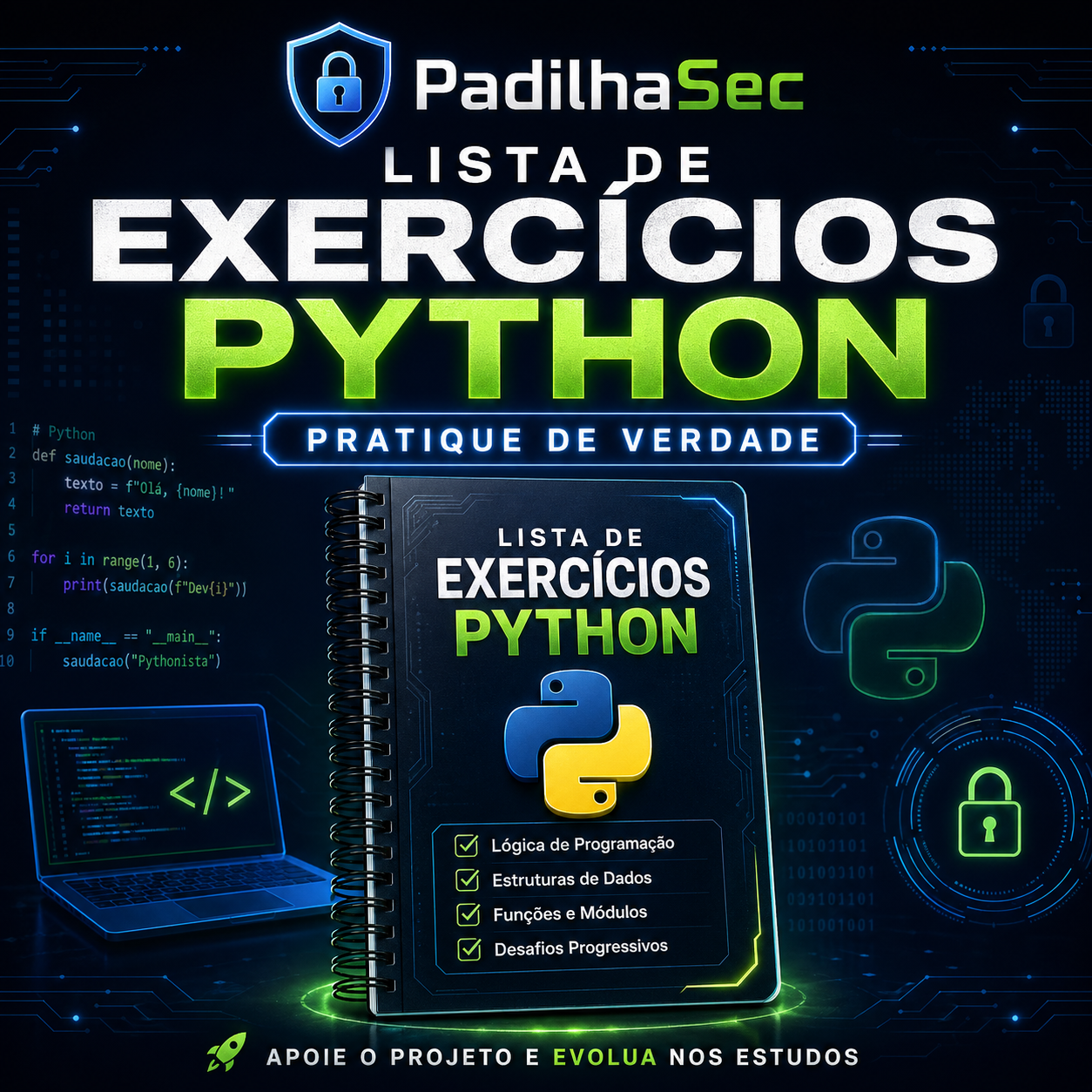 Lista de Exercícios Python - Módulo 2 (PadilhaSec) - Vinicius Marqu...