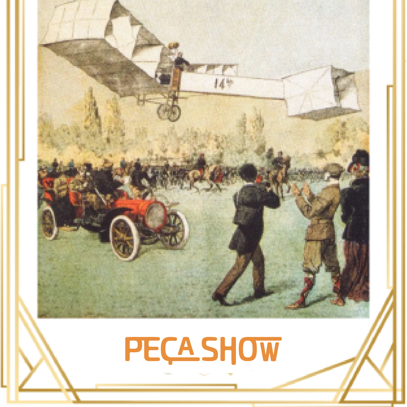 Imagem de capa para o Ebook Santos Dumont - Alçando Voo  em Paris 