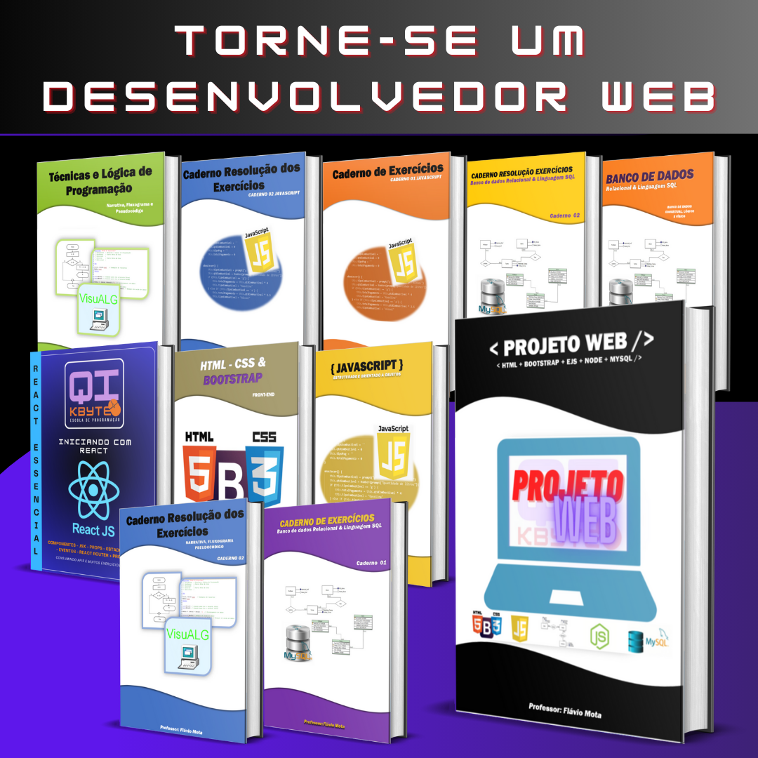 EBOOK - Desenvolvedor WEB Junior v2 + Caderno de exercícios