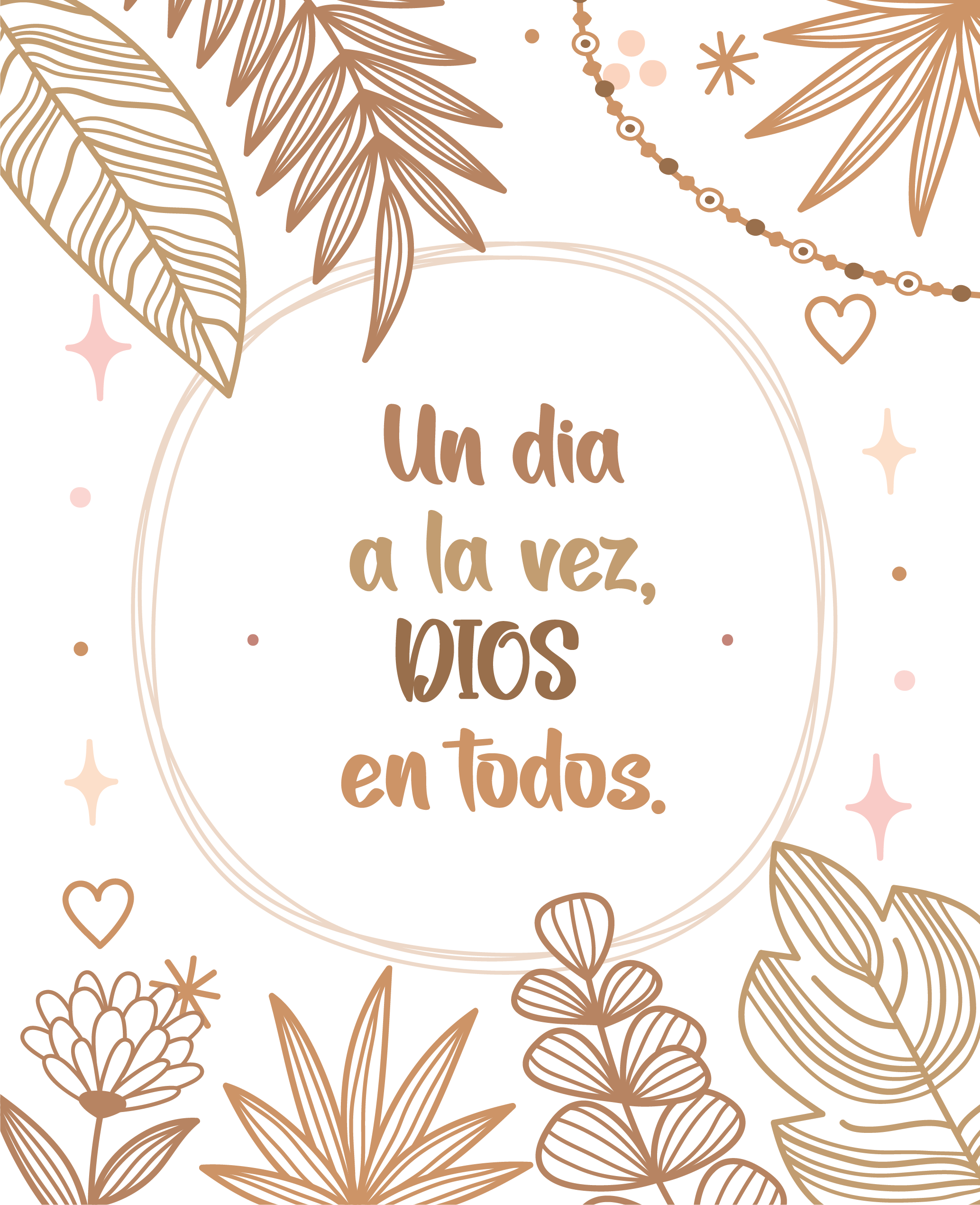 agenda devocional un día a la vez, DIOS en todos - angela maria pos...