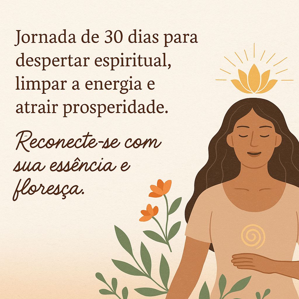 Jornada de 30 Dias para Despertar Espiritual e Prosperidade | Hotmart