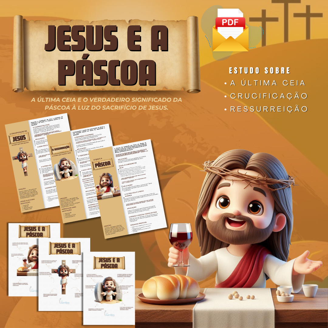 Estudo Bíblico em PDF – Páscoa, Última Ceia, Crucificação e Ressurr...