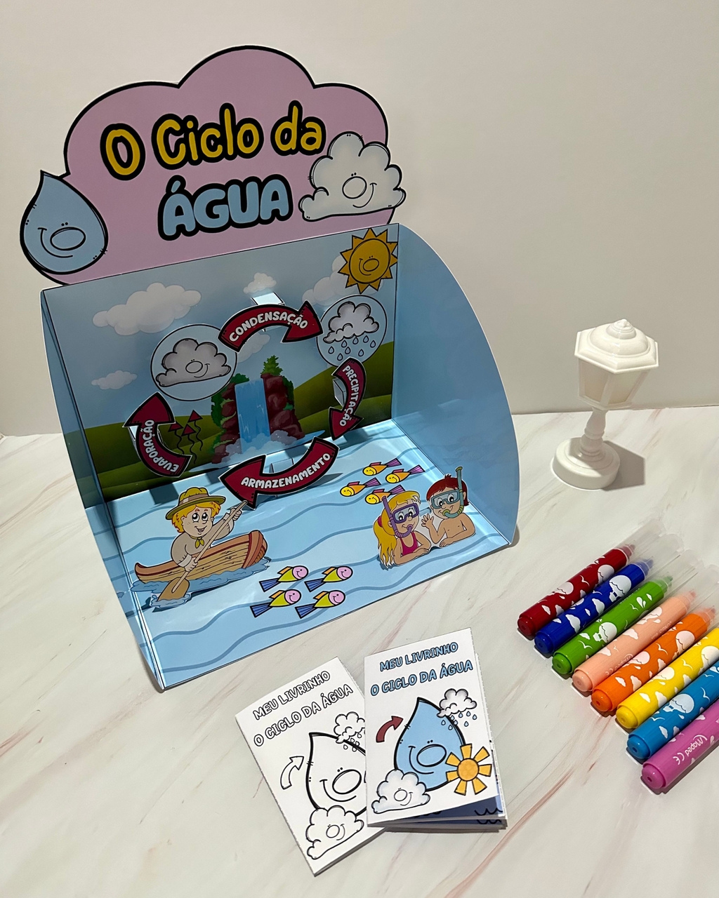 💦 Recurso e Livrinho O Ciclo da Água - Dia da Água