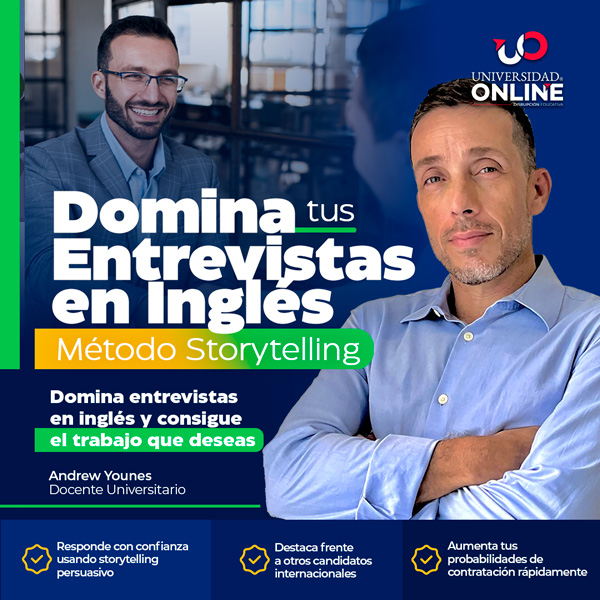DOMINA TUS ENTREVISTAS EN INGLÉS: MÉTODO STORYTELLING