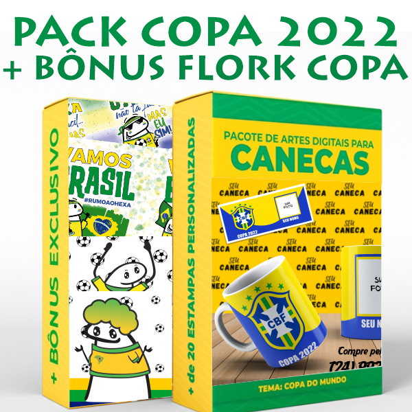 Pacote de artes para sublimação COPA QATAR 2022