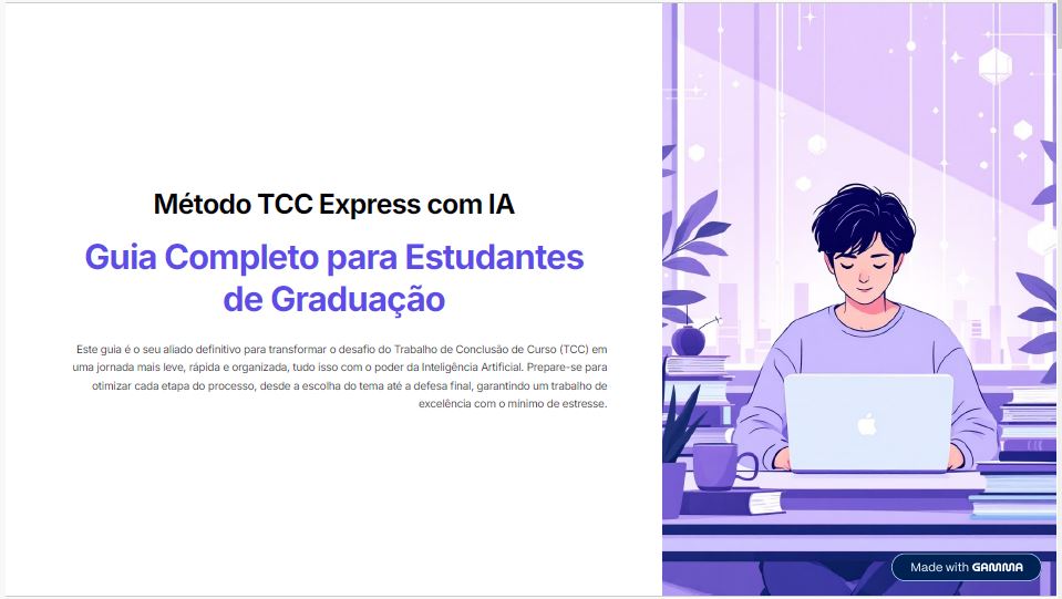 Método TCC Express com IA – Guia Completo