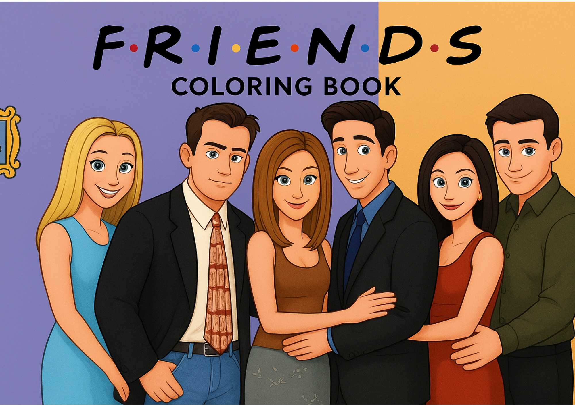 Friends para Colorir – O Livro dos Fãs (Versão digital - PDF) - Day...